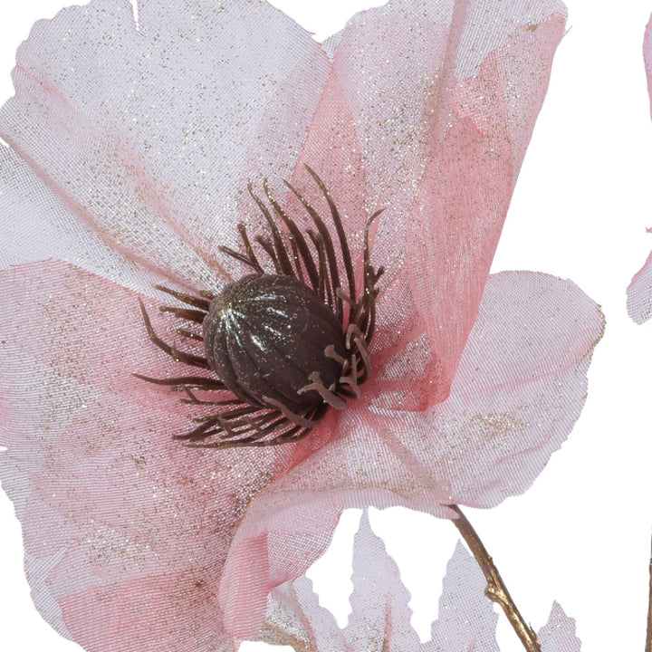 Kaemingk Poppy Flower On Stem (76cm)