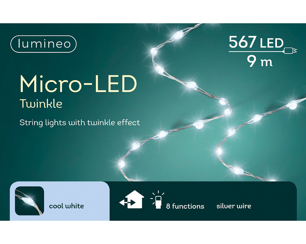 Kaemingk Micro LED Cool Twinkle Extra Dense (900cm)