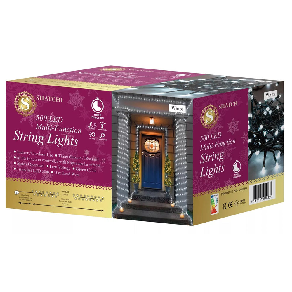 SHA 500 White LED String Lights