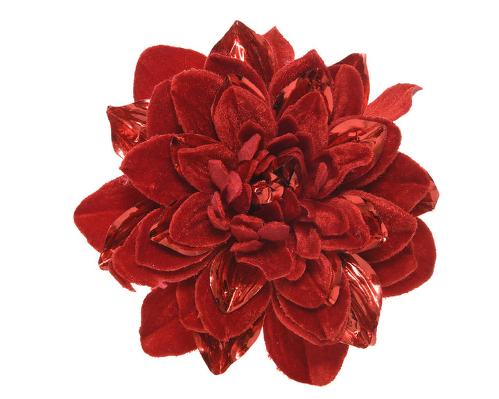 Kaemingk Peony On Clip Polyester Velvet